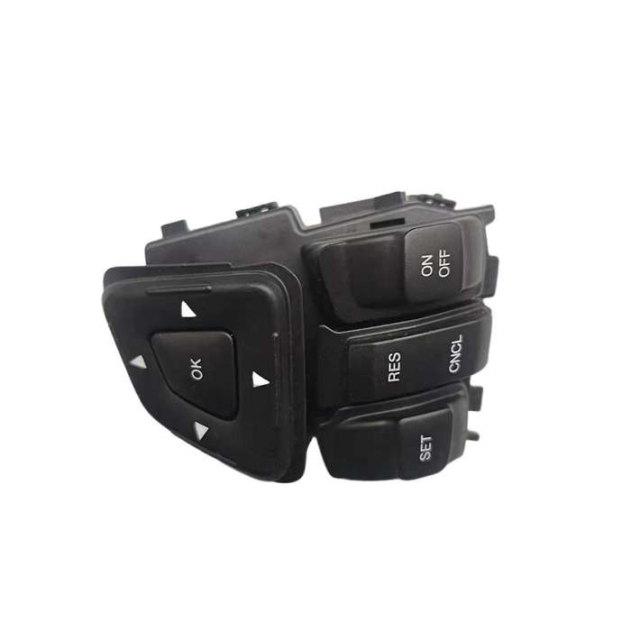 Car Multi-Function Media Steering Wheel Button Audio Volume Cruise Control Switch for Edge Explorer