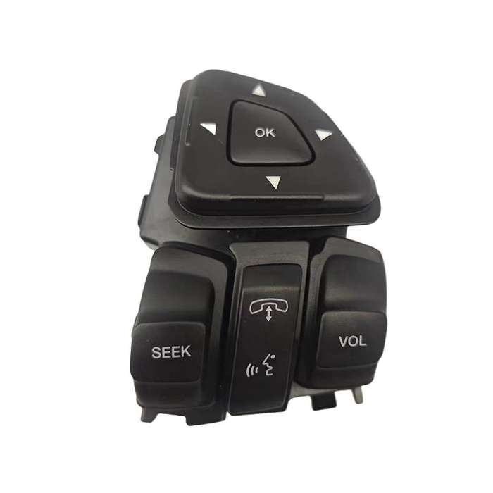 Car Multi-Function Media Steering Wheel Button Audio Volume Cruise Control Switch for Edge Explorer