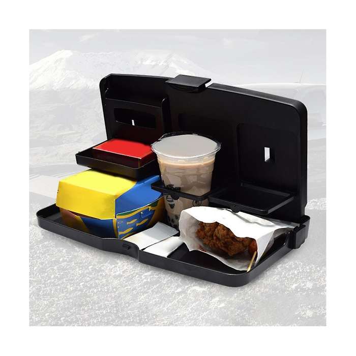 Car Multi-function Dinner Plate Foldable Dining Table Car Tray Universal Car Supplies