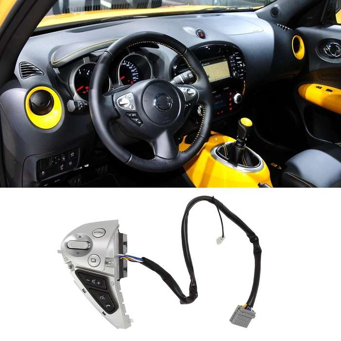 Car Multi-Function Steering Wheel Button Switch Cruise Control Switch for Sentra JUKE F15 370Z 2008-
