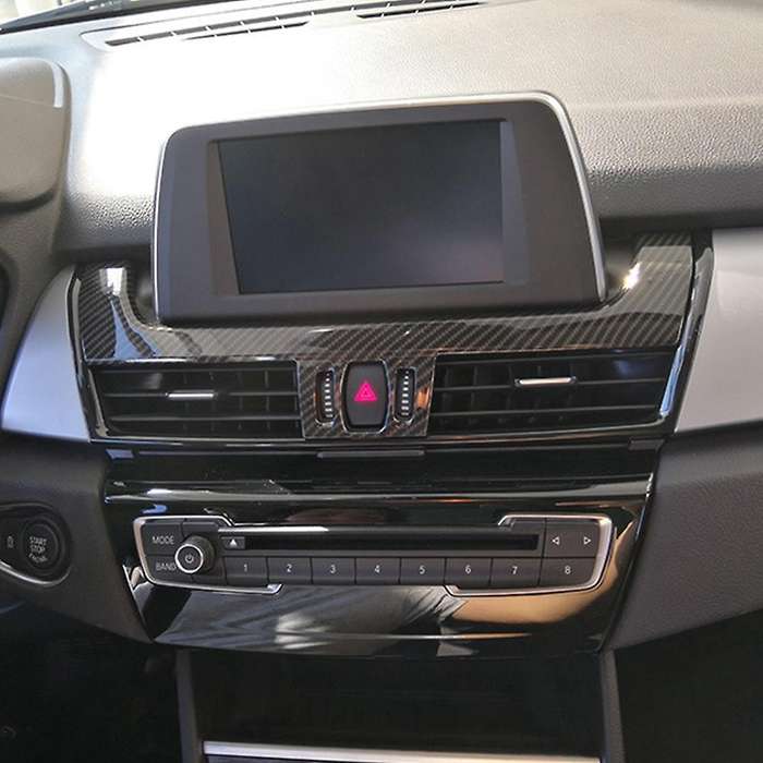 Car Navigation Display Panel Cover Trim for 2 Series Gran Tourer F45 F46 218I 2014-2018