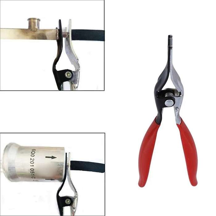 Car Oil Hose Pipe Buckle Removal Tool Oil Pipe Separation Clamp Joint Tightening Pliers Fuel Filter
