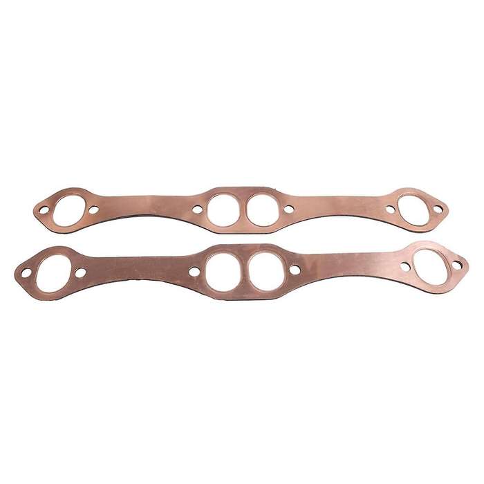 Car Oval Port Copper Exhaust Pipe Gaskets Ph306 for 327 305 383 Engines Gaskets