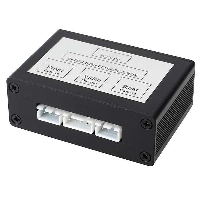 Car Parking Camera Video Control System Channel Converter Front and Rear View 2-Way Control Box with