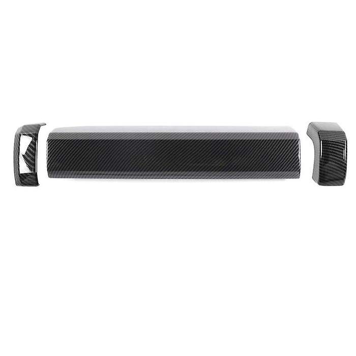 Car Passenger Decoration Side Dash Trim for 4Runner 2010-2020 ABS Carbon Fiber