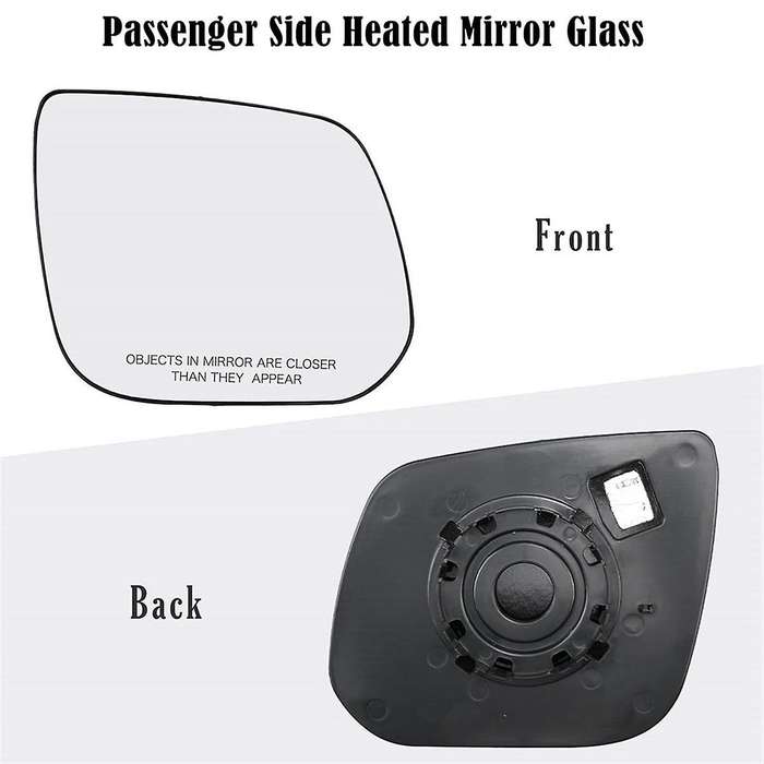 Car Passenger Side Heated Rearview Mirror Glass for 2015-2022 Car Accessories Right