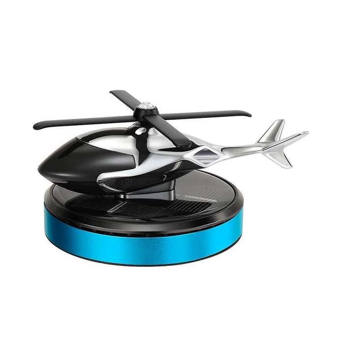 Car Perfume Aromatherapy Ornament Helicopter Solar Rotating Fragrance Car Air Freshener Car Interior