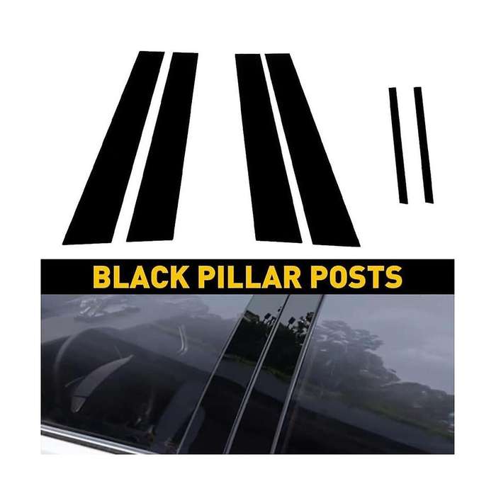 Car Pillar Posts Door Window Trim Molding for Charger 2011-2021 Anti Scratch Stickers Accessories Bl