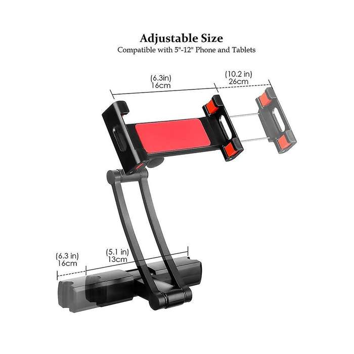 Car Phone Tablet Holder Rear Retractable Holder Rear Phone Holder Rear Pillow Adjustable Holder Rea