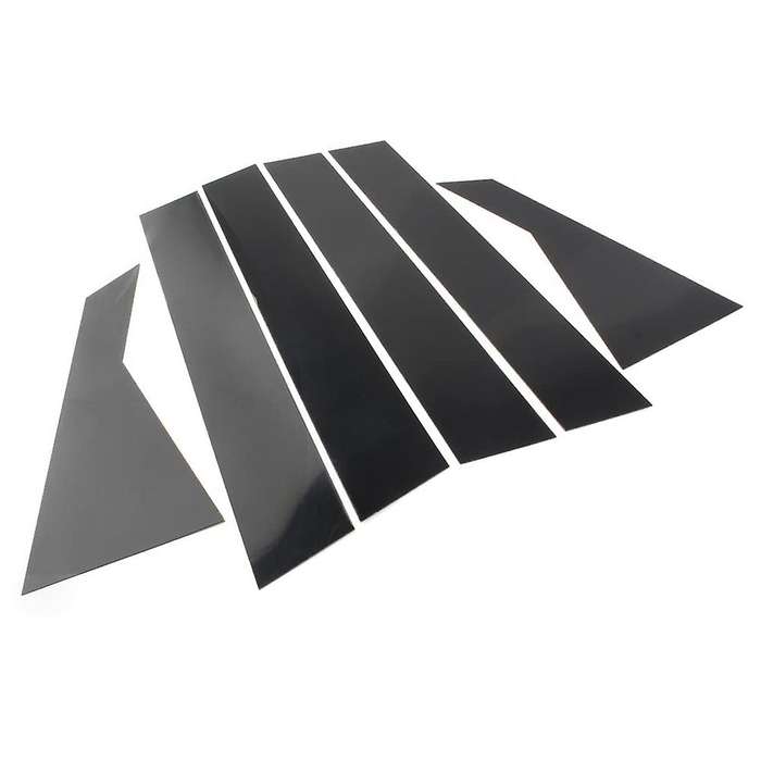 Car Pillar Posts Door Window Trim Moldings Anti Scratch Stickers for Forte 2019-2022 Accessories Glo