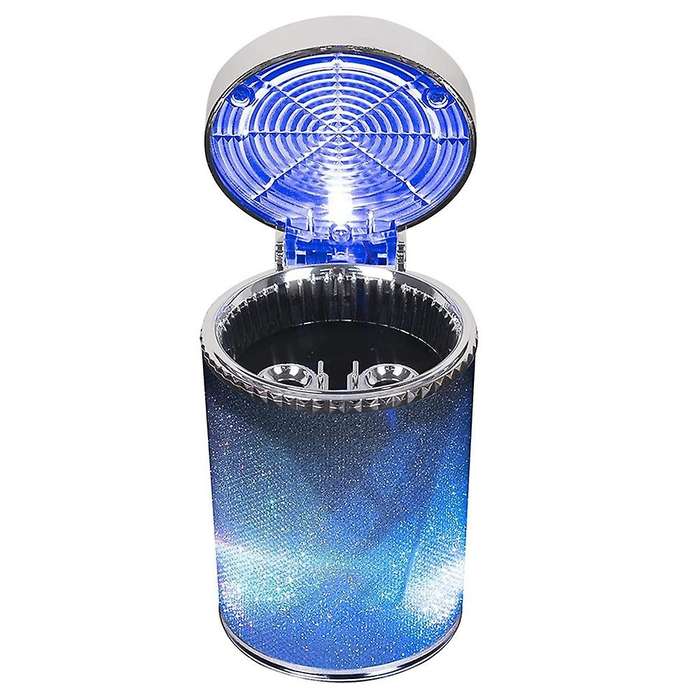 Car Portable Ashtray Car Ashtray with Led Light Cup Holder Ashtray with Color Led Light for Truck O