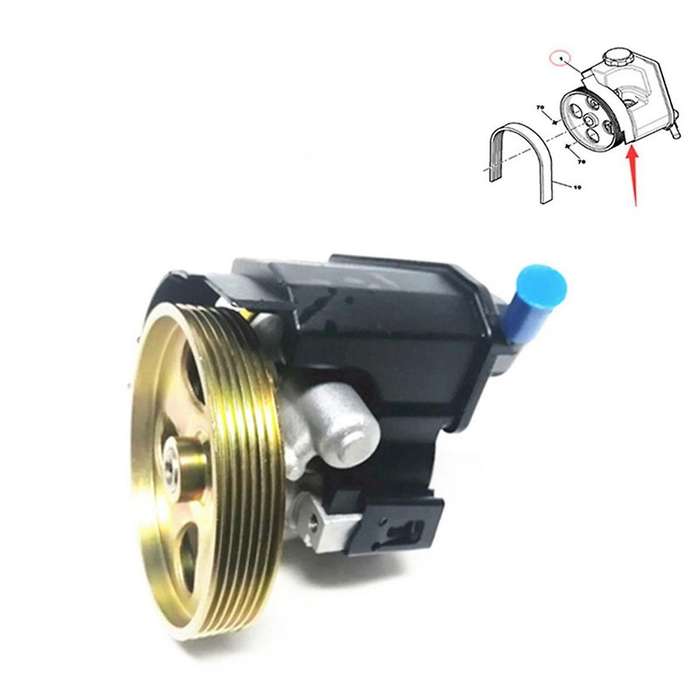 Car Power Steering Pump 9636868880 for 206 Hatchback 206 Cc 206 Sw Booster Pump 4007kx 40074e