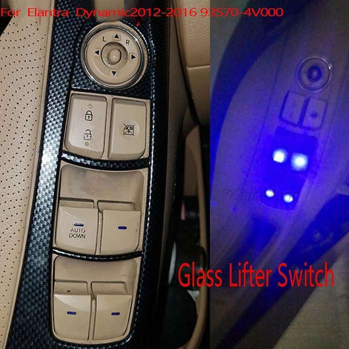 Car Power Window Master Control Switch Button Glass Lifter Switch for Dynamic 2012-2016 93570-4V000