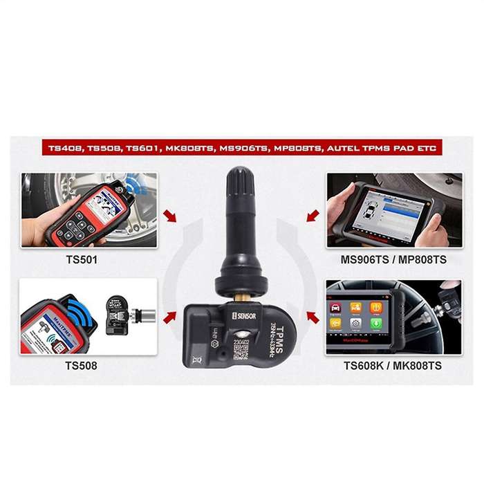 Car Programmable MX Sensor 433MHz 315MHZ 2 in 1 for TS408 TS508 ITS600 Universal Editable Tire Press