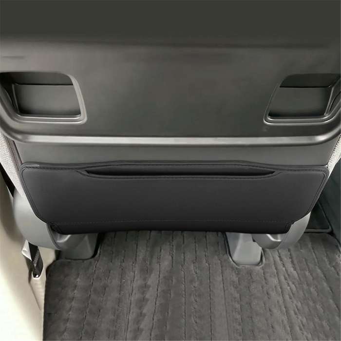 Car PU Leather Passenger Seat Rear Protection Pad for STEPWGN RP8 Car Seat Anti-Kick Pad Interior A