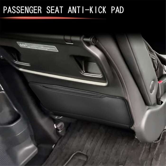 Car PU Leather Passenger Seat Rear Protection Pad for STEPWGN RP8 Car Seat Anti-Kick Pad Interior A