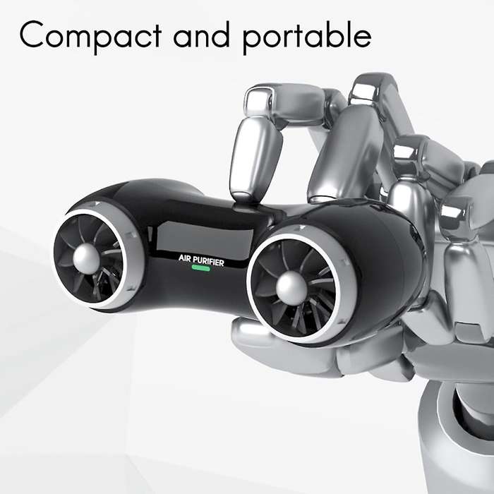 Car Purifier Outlet Conditioning Clip Purifier Car Air Purifier Negative Ion Purifier for Car Black