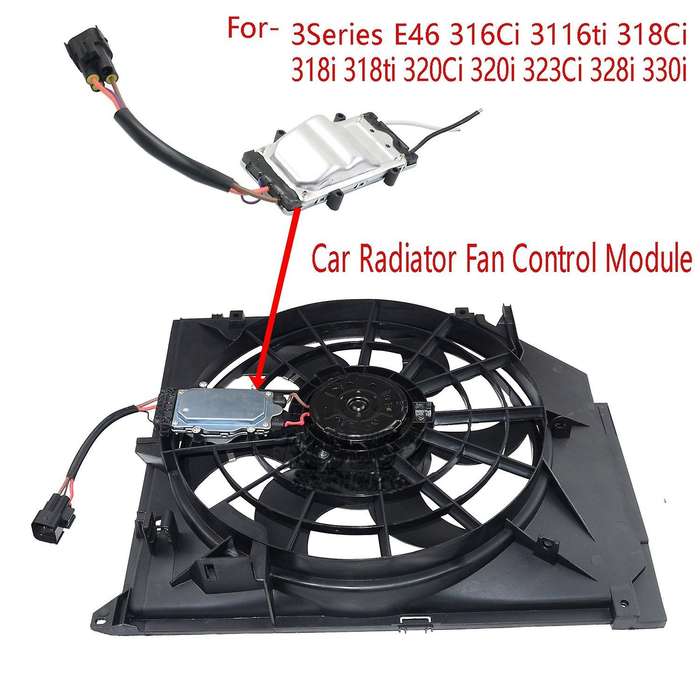Car Radiator Fan Control Module Compatible BMW 3 E46 316Ci 3116Ti 318Ci