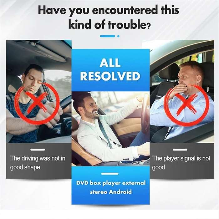 Car Radio CD/DVD Dish Box Player USB 2.0 Interface External Stereo for Android Player Radio
