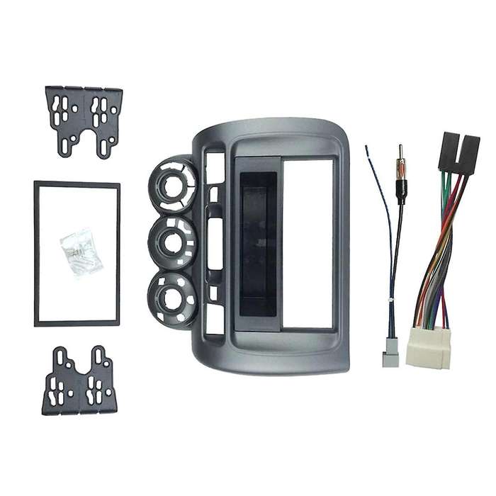Car Radio Fascia for Fit Jazz City Lhd One Din Dvd Stereo Cd Panel Mount Installation Trim Kit Frame
