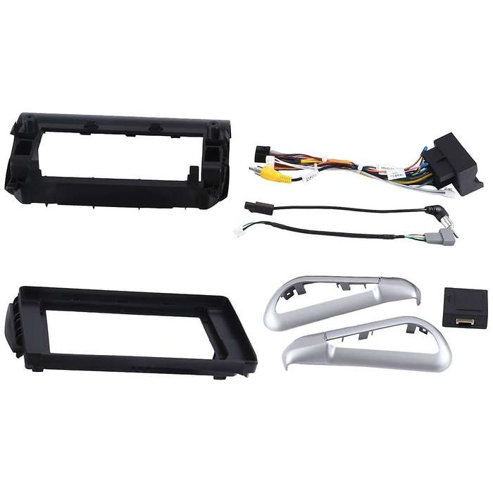 Car Radio Fascias for 2008 A94 208 A9 10 Inch 2din Stereo Panel Harness Power Cable Adapter Canbus K