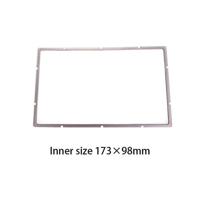 Car Radio Stereo Double DIN Installation Dash Kit for 2010 Legacy (Silver Grey)