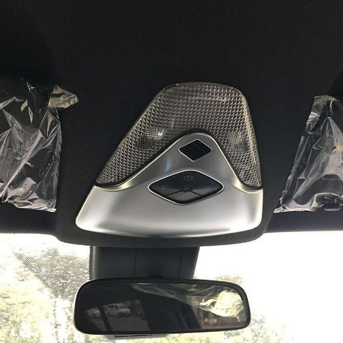 Car Reading Light Decoration,Front Reading Light Cover Trim,Ceiling Light Lamp Cover for C- 2016-202