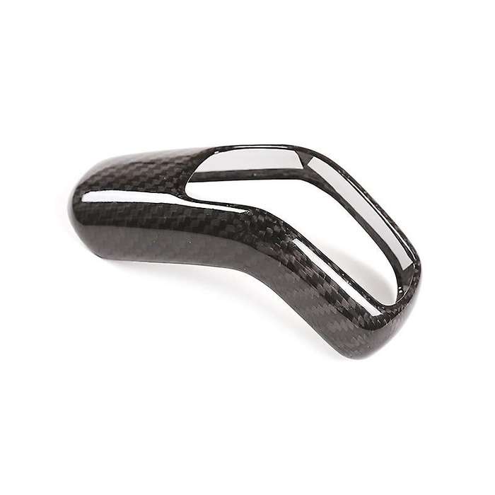 Car Real Carbon Fiber Gear Shift Head Cover Trim Stickers for 110 2020-2021