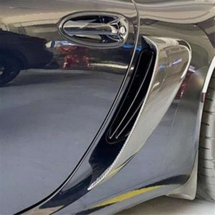 Car Real Carbon Fiber Side Air Vents for 987 2006-2012 Rear Air Intake Car Trim Accessories