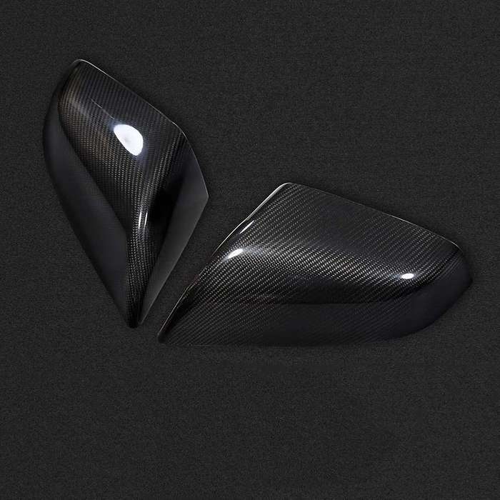 Car Real Carbon Fiber Side Mirror Cover for Model S 2017-2020 Rear View Mirror Cover Trim Frame Acce