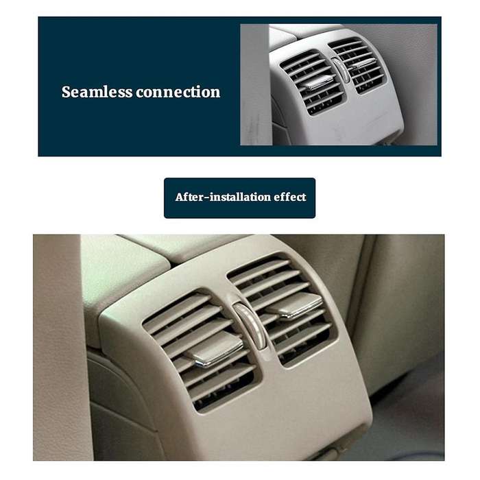 Car Rear A/C Grille Cover W2048300354 for C Class W204 2007-2014 Back Center Console Outlet Panel