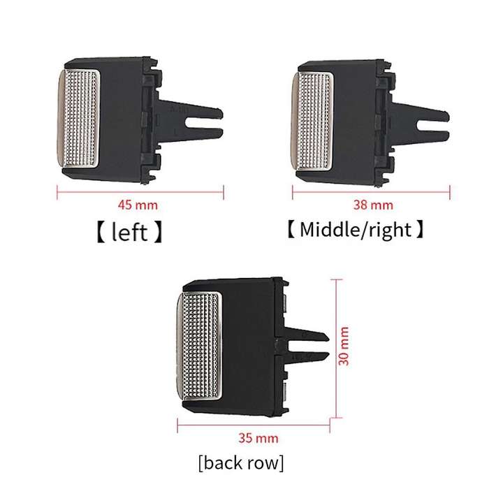 Car Rear A/c Vent Outlet Tab Clip Repair Kit Adjustment Buckle for Gls W167 2020-2024