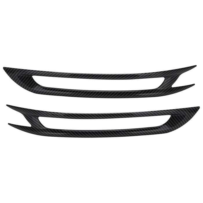 Car Rear Bumper Fog Lamp Cover Fog Light Eyebrow Frame Cover Trim for 11Th Generation 2021 2022