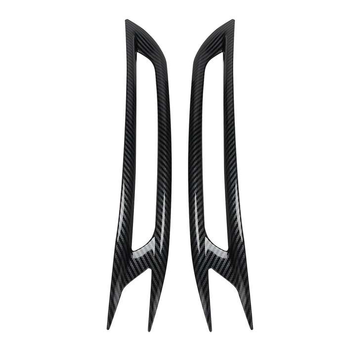 Car Rear Bumper Fog Lamp Cover Fog Light Eyebrow Frame Cover Trim for 11Th Generation 2021 2022