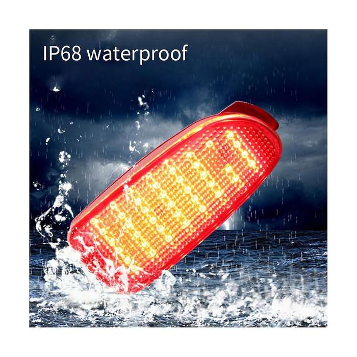 Car Rear Bumper LED Tail Brake Light Reflector Light Red Lens for Previa Estima 30 Series Car Access