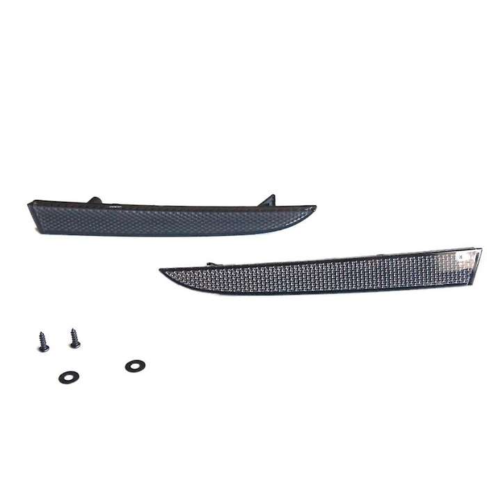 Car Rear Bumper LED Reflector Brake Light Replacement Smoky Fits for 16-20