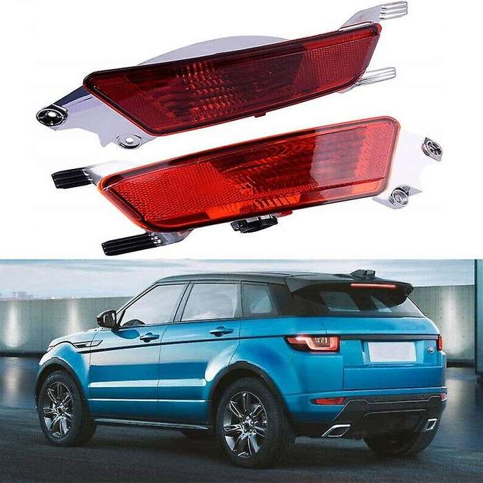 Car Rear Bumper Light Rear Fog Lights Brake Lamp with Bulb Stop Taillight for Range Evoque 2011-2018