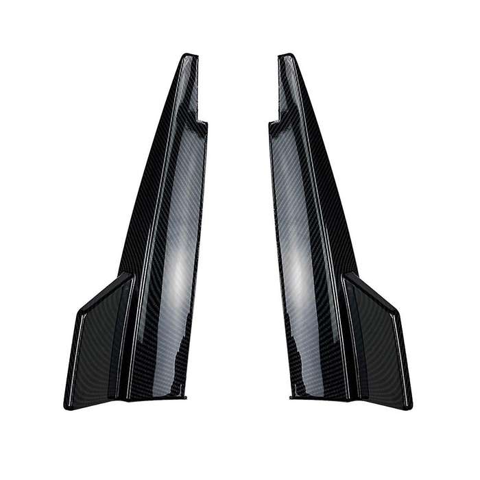 Car Rear Bumper Lip Splitter Spoiler Flaps for - CLA-Class C117 CLA200 CLA45 2013-2019 Carbon