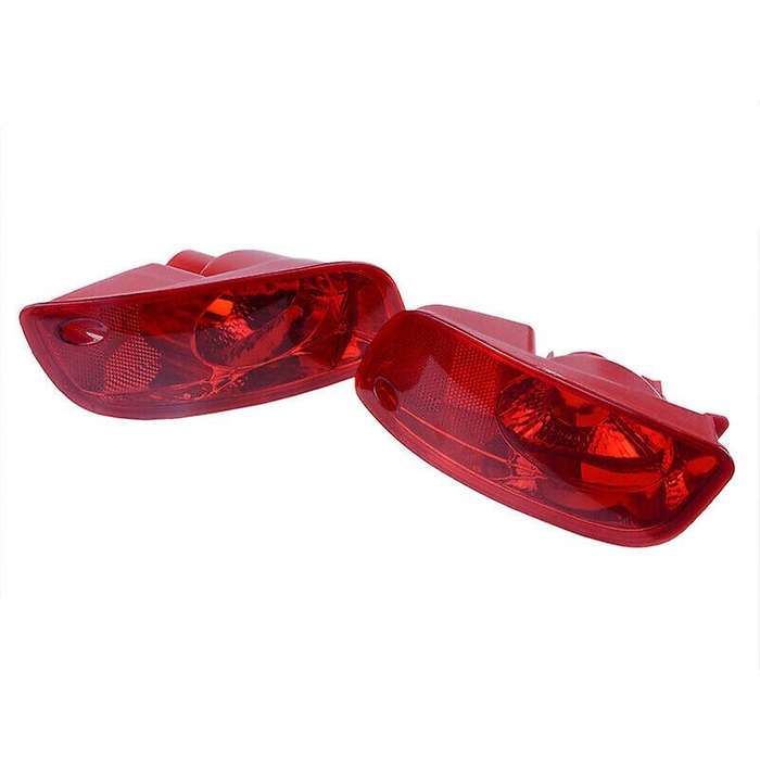 Car Rear Bumper Reflector Lights for (CM) 2007-2009 Pre-Facelift Tail Fog Light Housing Red Lens