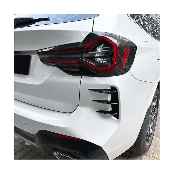 Car Rear Bumper Splitter Glossy Black Spoiler Rear Canard Trim for X3 G01 2022-2023