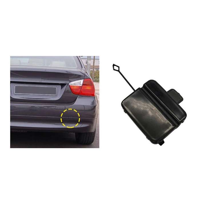 Car Rear Bumper Tow Hook Eye Cover Cap Painted 51127187542 for 3 Series E90 2005-2008 Car Accessorie