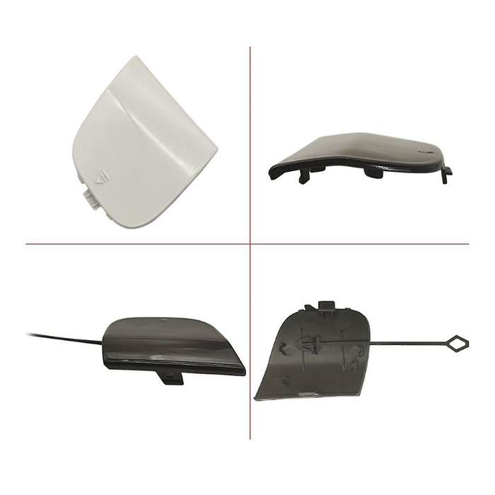 Car Rear Bumper Towing Hook Hole Cover Painted 2058851624 for - W205 2015-2021 Rear Trailer Cover Bl