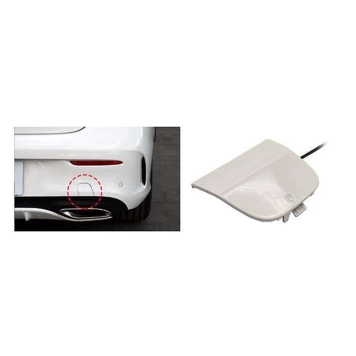 Car Rear Bumper Towing Hook Hole Cover Painted 2058851624 for - W205 2015-2021 Rear Trailer Cover W