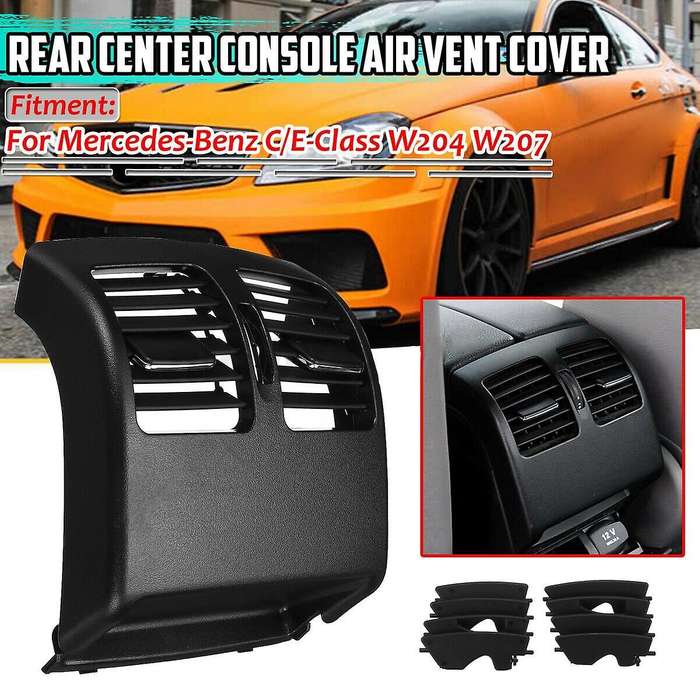 Car Rear Center Console Outlet Grill Grille Cover for C E-Class W204 W207 20483009548R73