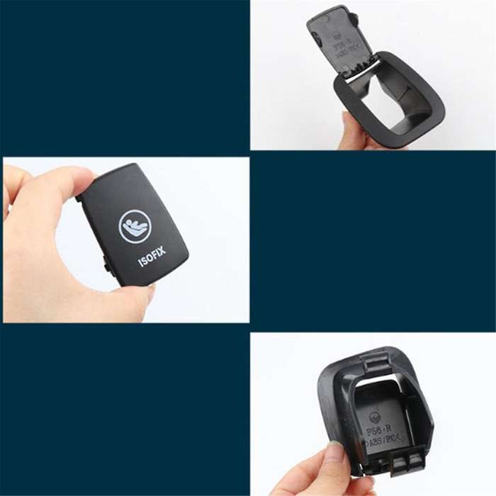 Car Rear Child Seat Fixing ISOFIX Cover Assembly Child Restraint for MINI F55 F56 R55 2014-2016 Rea