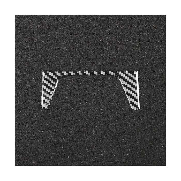 Car Rear Control Panel Back Center Button Cover Trim Decorative Carbon Fiber for Xc90 2003-2014 Acc
