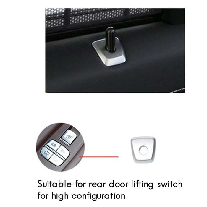 Car Rear Door Pin Cover Base Trim 51427400473 for 7 Series G11 G12 2015-2022 Door Lock Knob Cover Ba