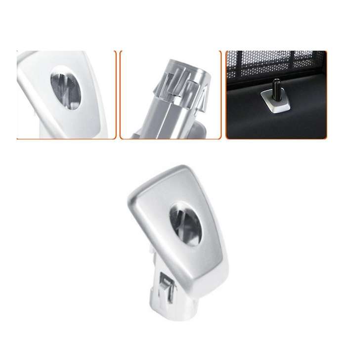 Car Rear Door Pin Cover Base Trim 51427400473 for 7 Series G11 G12 2015-2022 Door Lock Knob Cover Ba