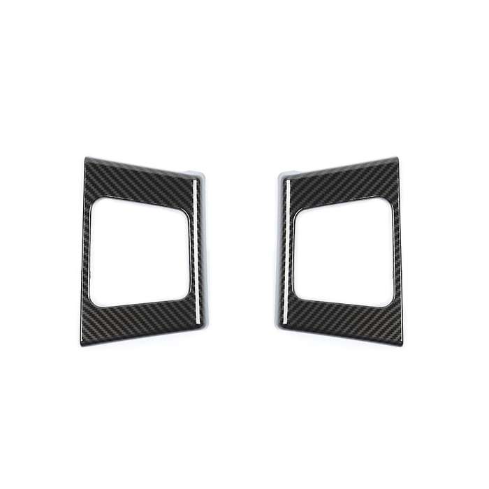 Car Rear Door Storage Box Decoration Cover Trim Sticker for 2021 2022 2023 Accessories - ABS Carbon