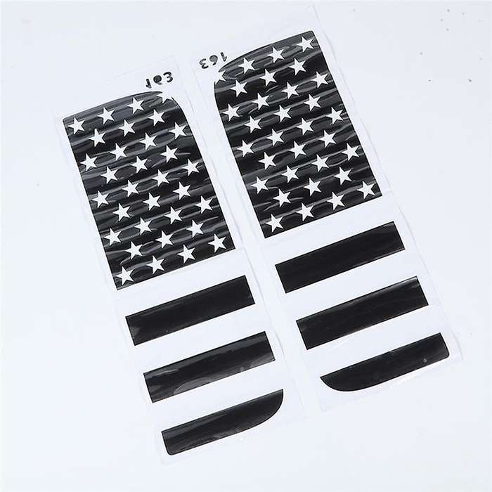 Car Rear Door Window Glass Decoration Sticker Trim for Wrangler Jl Gladiator Jt 2018-2022 Exterior A